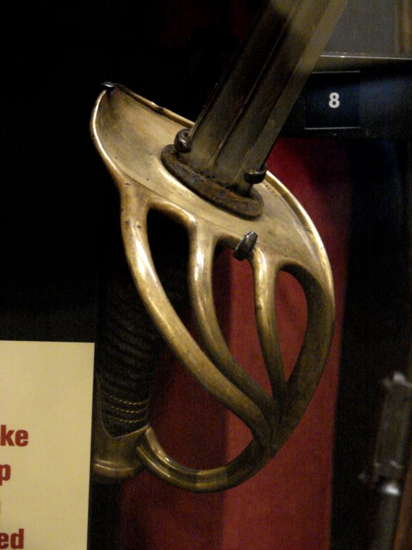 French Dragoon Sabre Hilt, Model 1882. National WWI Museum, Kansas City, MO.