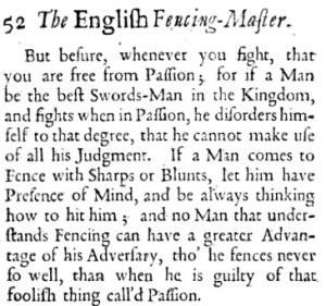 Blackwell, The Fencing-master, 1702