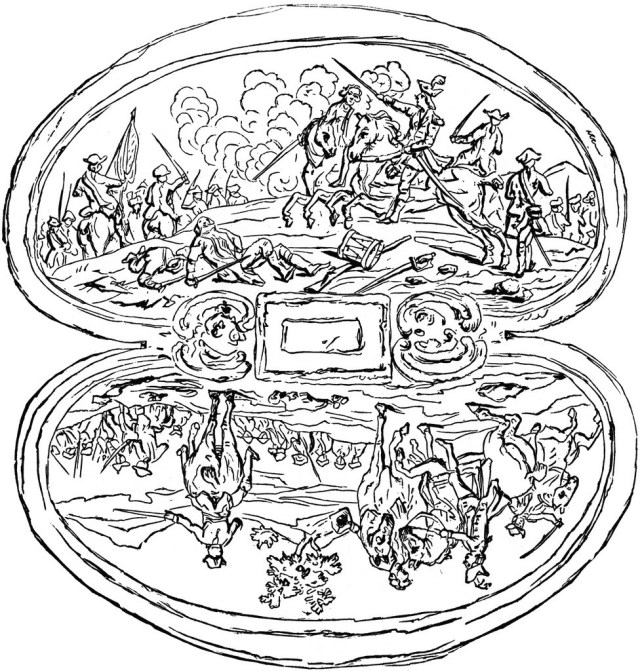 Engraving on Coquille of Lafayette's Smallsword, reverse.<